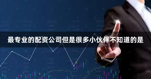 最专业的配资公司但是很多小伙伴不知道的是